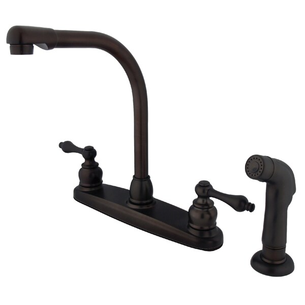 Victorian Centerset Kitchen Faucet, Oil Rubbed Bronze